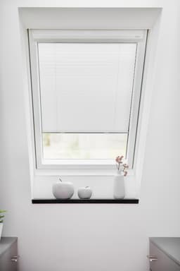 LICHTBLICK ORIGINAL Dachfensterplissee Haftfix | Weiß