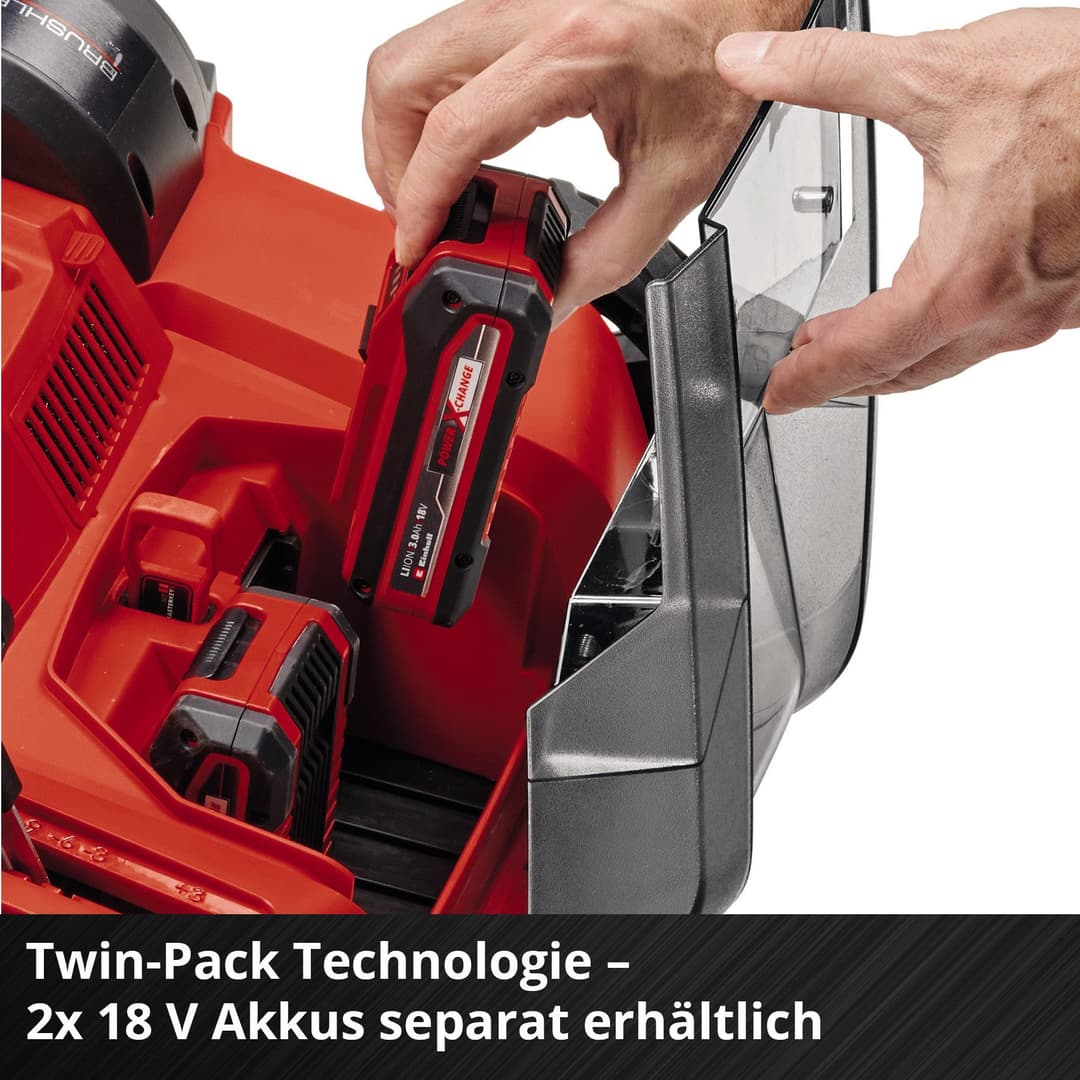 Einhell Akku-Vertikutierer / Lüfter GE-SC 36/35 Li - Solo | Rot