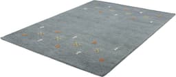 THEKO Wollteppich Gabbeh Motiv | Blau