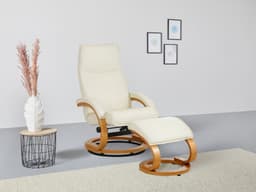 Home affaire Relaxsessel mit Hocker PARIS | Beige