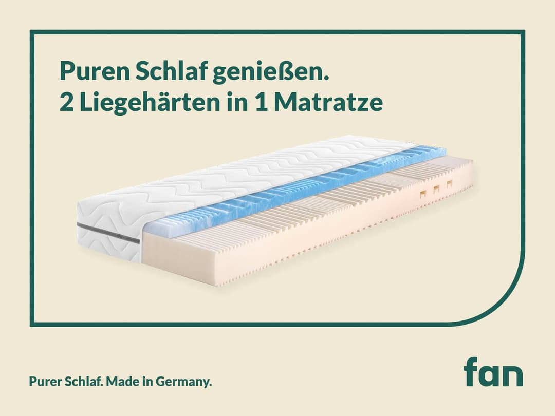Komfortschaummatratze Solina Top KS | Weiß
