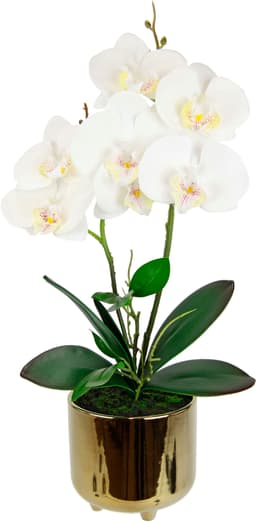 Kunstblume Orchidee I.GE.A. | Weiß