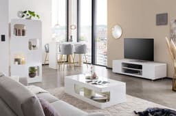 SalesFever Bartisch Hochtisch | Weiß