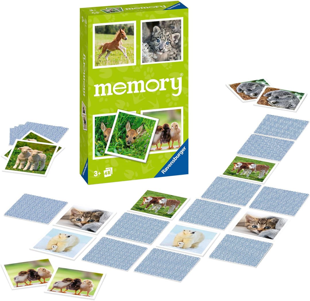 Ravensburger Spiel Tierbaby memory® | Mehrfarbig