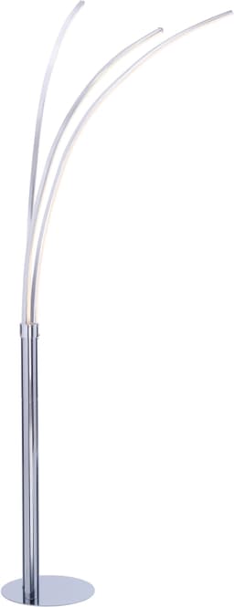 JUST LIGHT LED Stehlampe MAJA | Silber