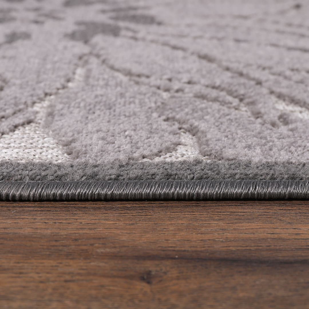 Sanat Teppich Floral 2 Outdoor | Grau
