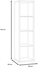 FORTE Standregal Mauro | Schwarz 4