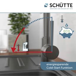 Schütte CORNWALL Spültischarmatur | Grau