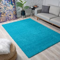 Sanat Hochflor-Teppich LOCA | Blau