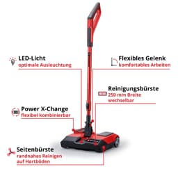 Einhell Akkubesen TE-FS 18 Li-Solo | Rot