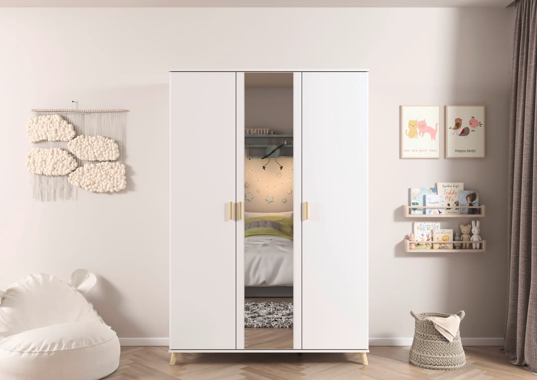 rauch Kleiderschrank FALUN | Weiß