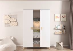 rauch Kleiderschrank FALUN | Weiß