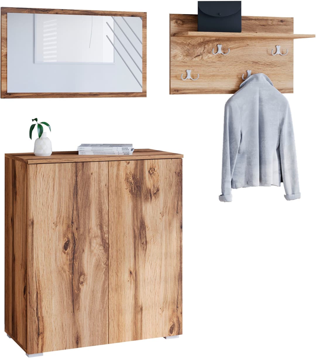 OTTO home Garderoben-Set PARIS/ TOKYO | Braun