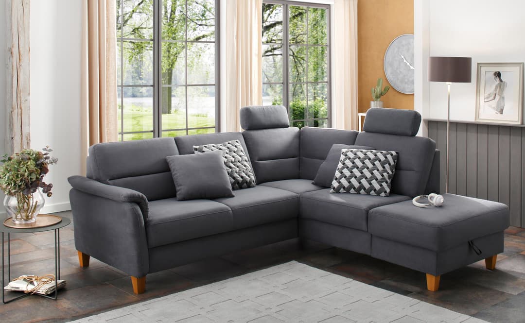 Home affaire Kopfstütze Palmera | Grau