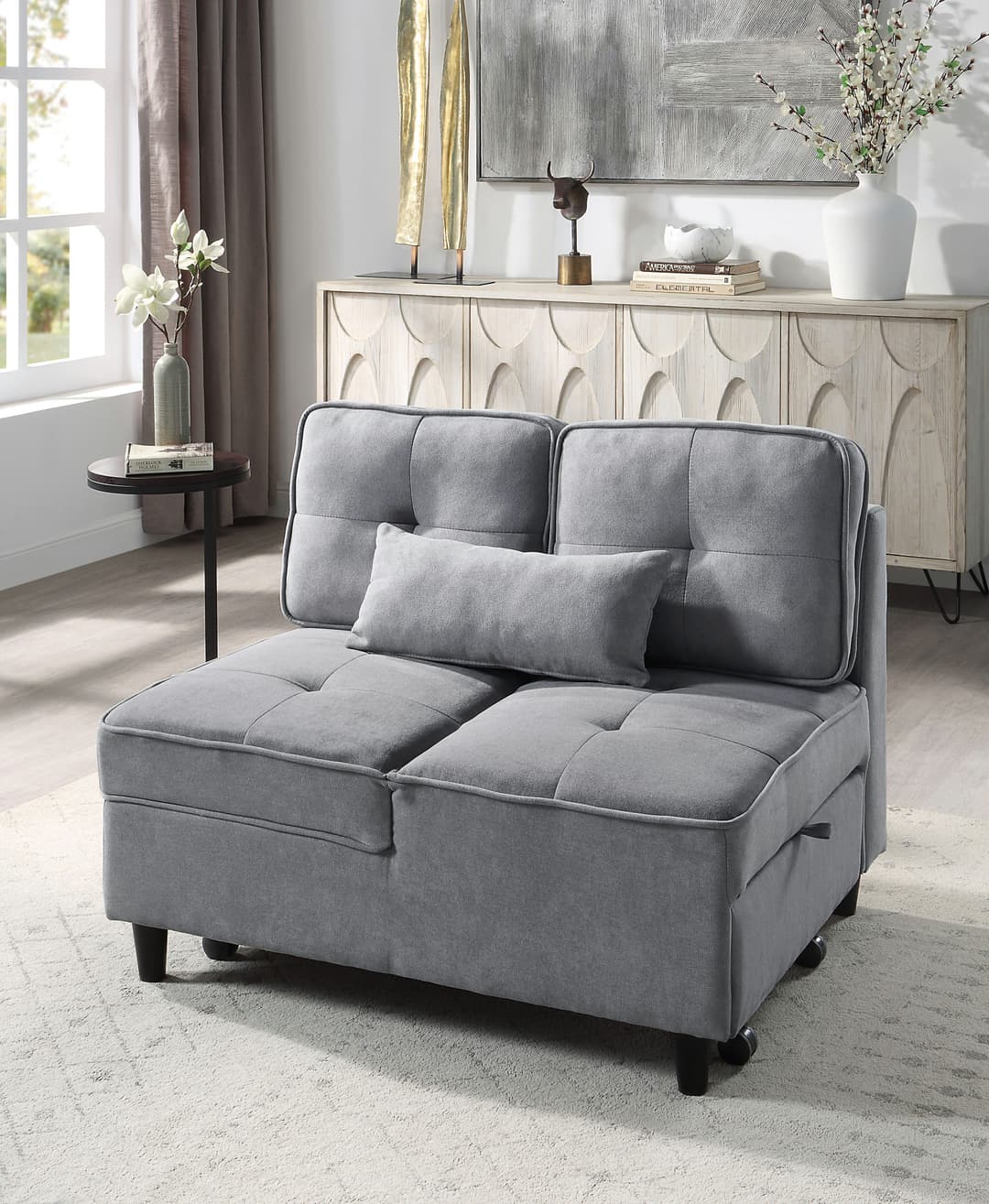 ATLANTIC home collection Schlafsofa Freddy | Grau