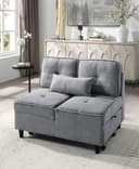 ATLANTIC home collection Schlafsofa Freddy | Grau 2