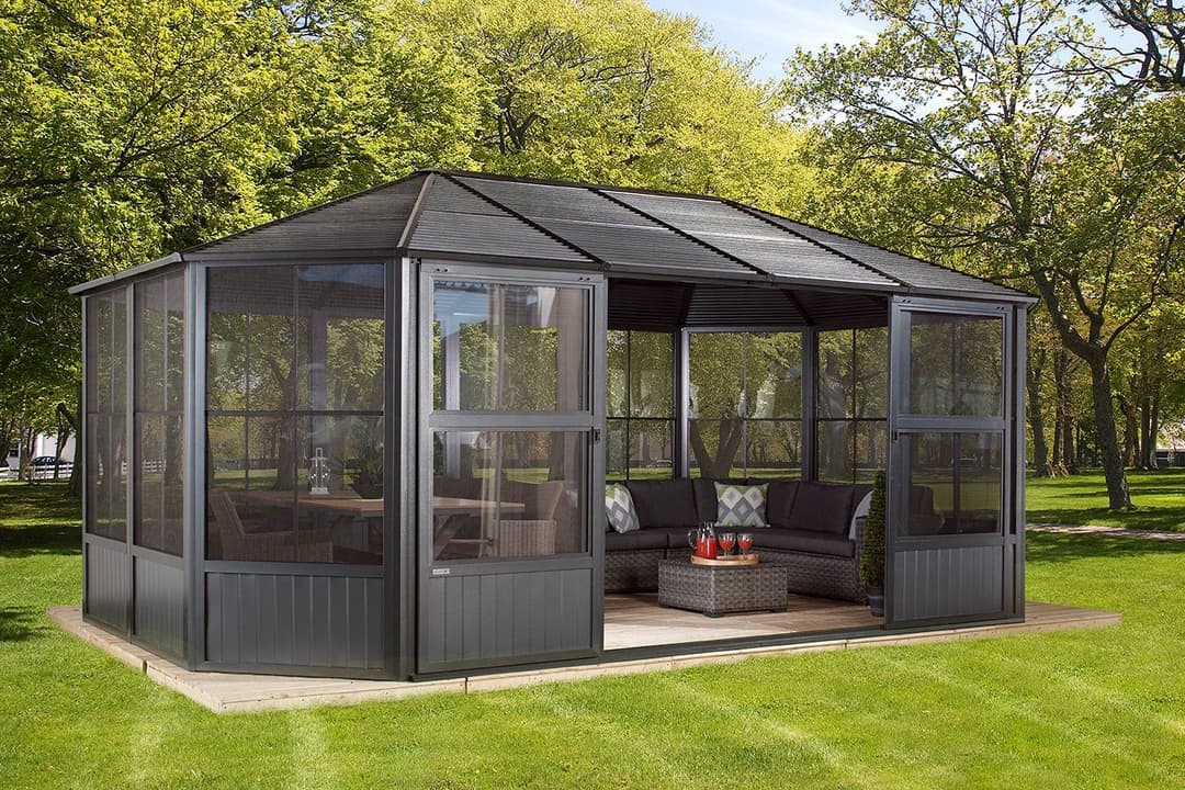 Sojag Pavillon Charleston 12x18 | Grau