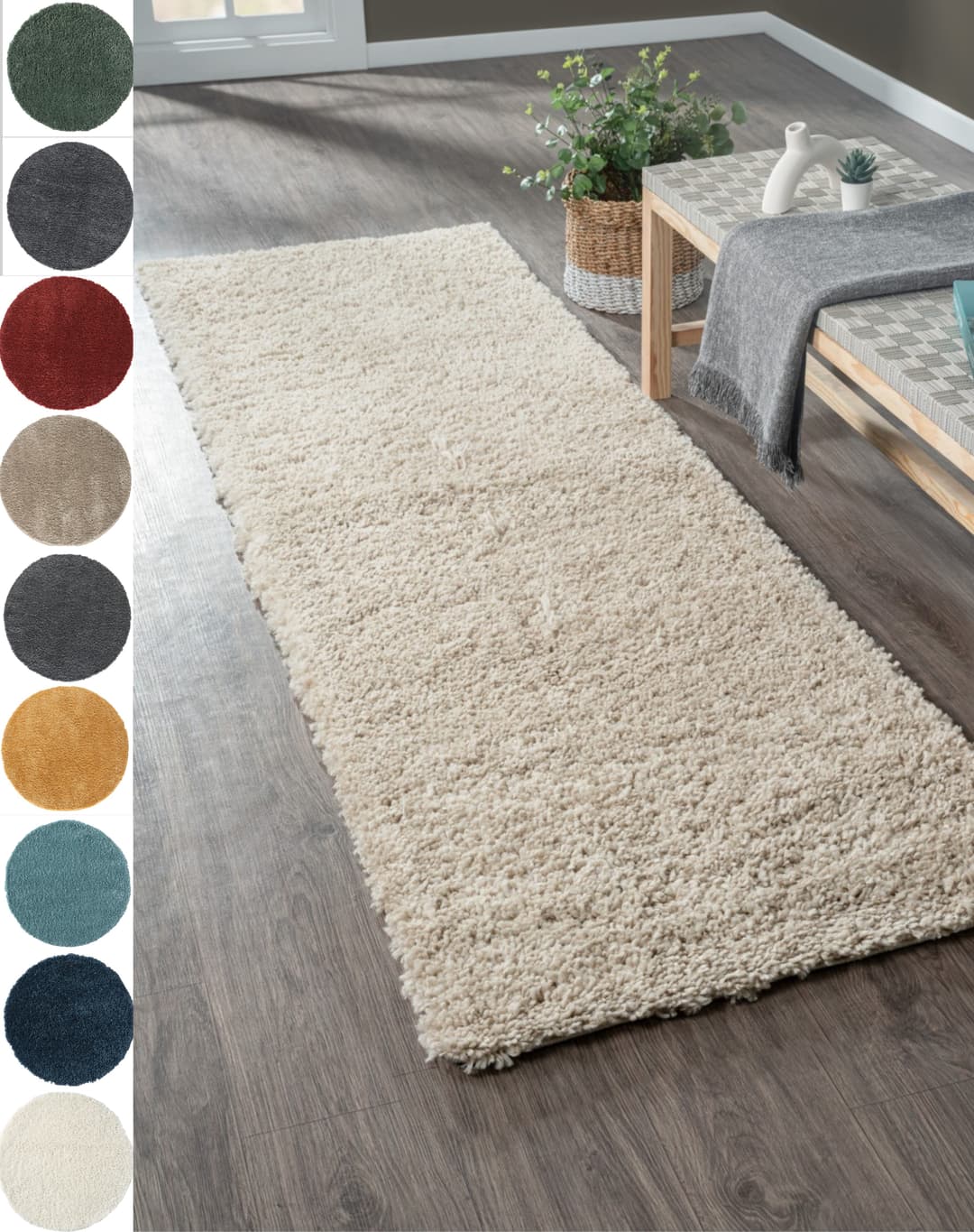 Myflair Möbel & Accessoires My Shaggy Läufer | Beige