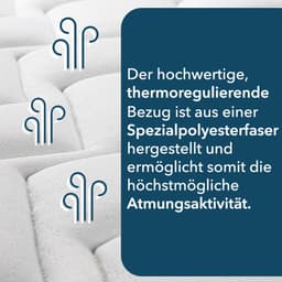 Di Quattro Komfortschaummatratze 23cm | Weiß