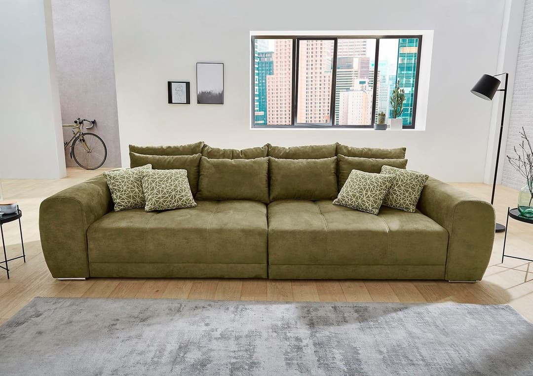 Jockenhöfer Gruppe Big-Sofa Moldau XXL | Grün