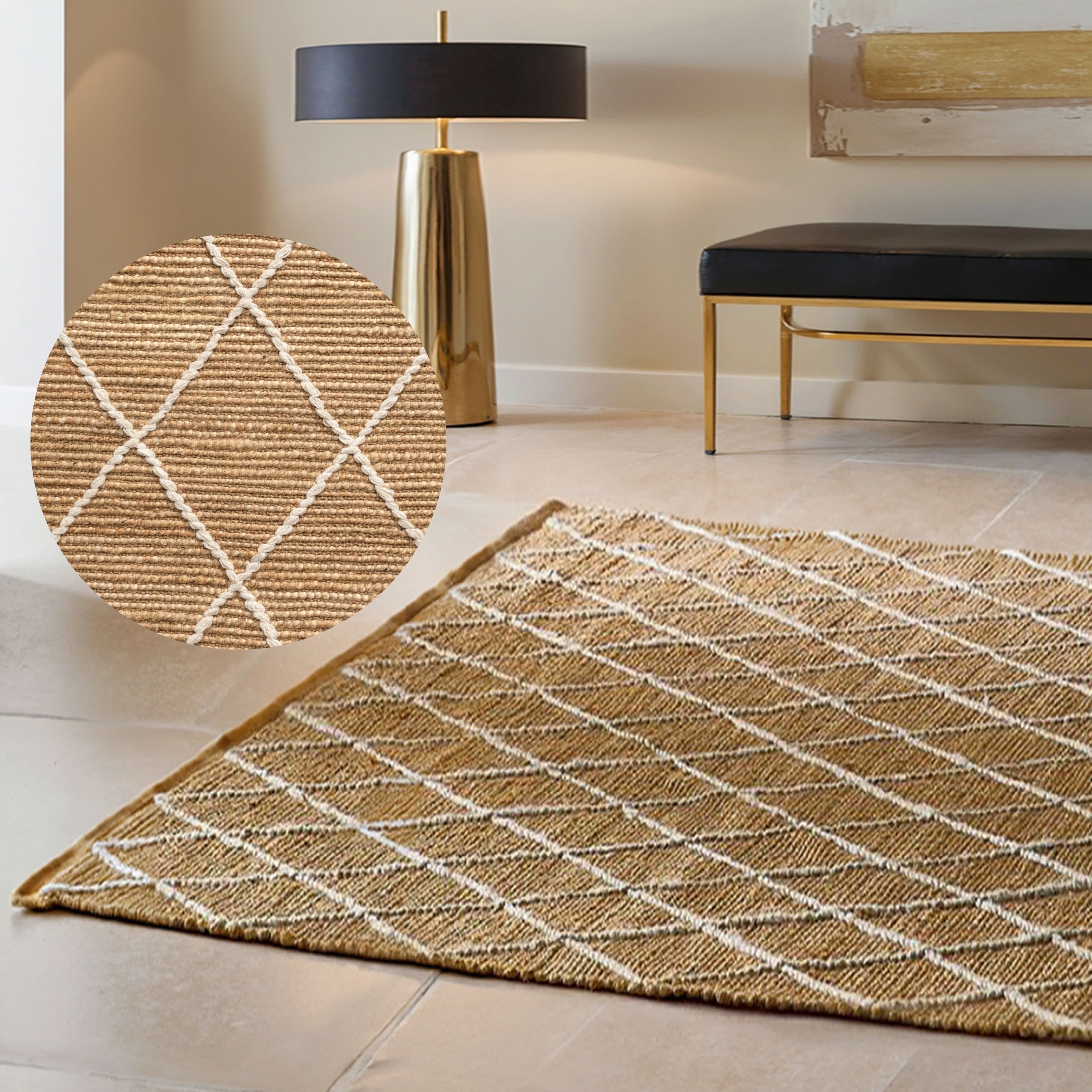 HANSE Home Teppich Kunu Juteteppich | Beige