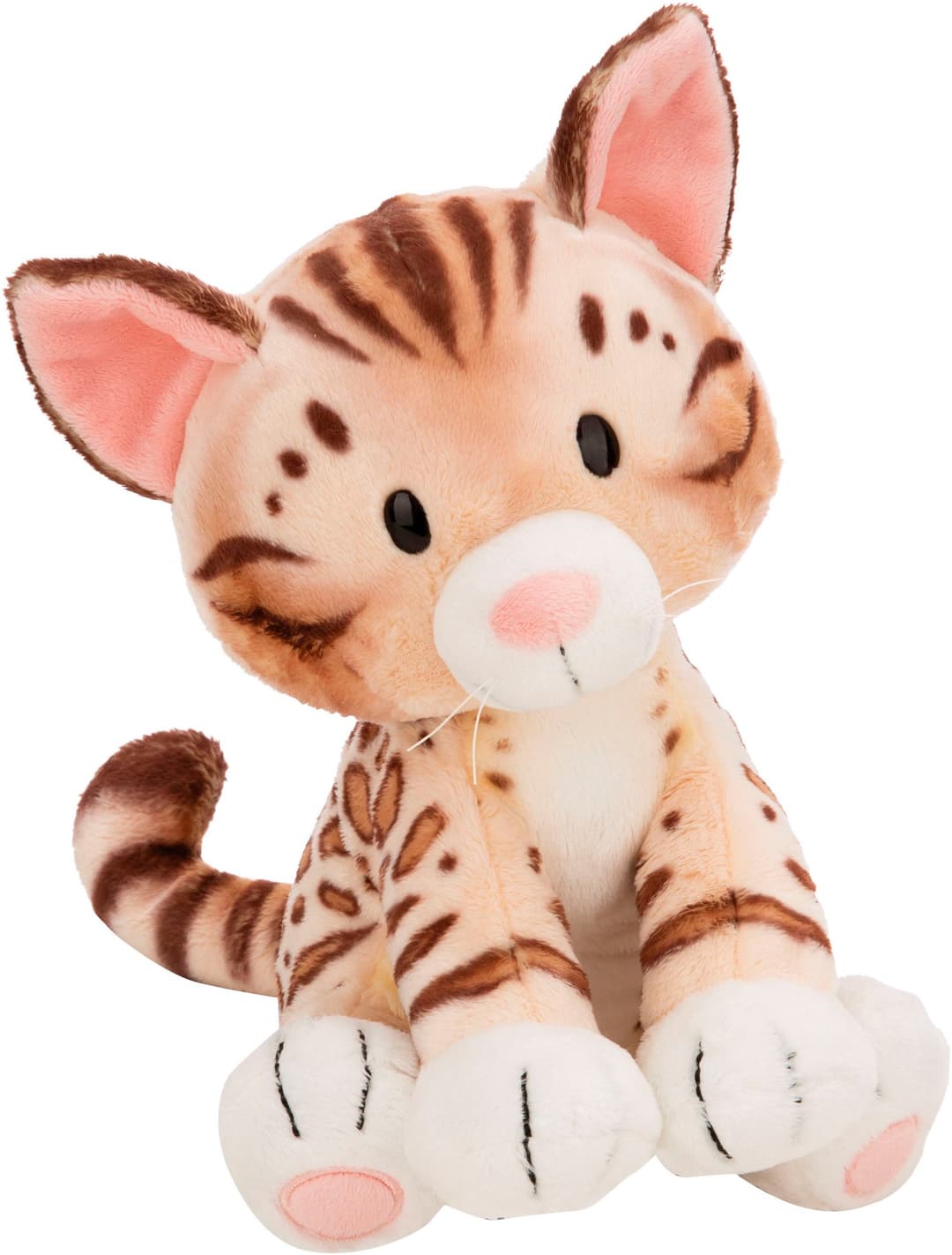 Nici Kuscheltier Homies GREEN, Katze Bengal 25 cm sitzend | Braun