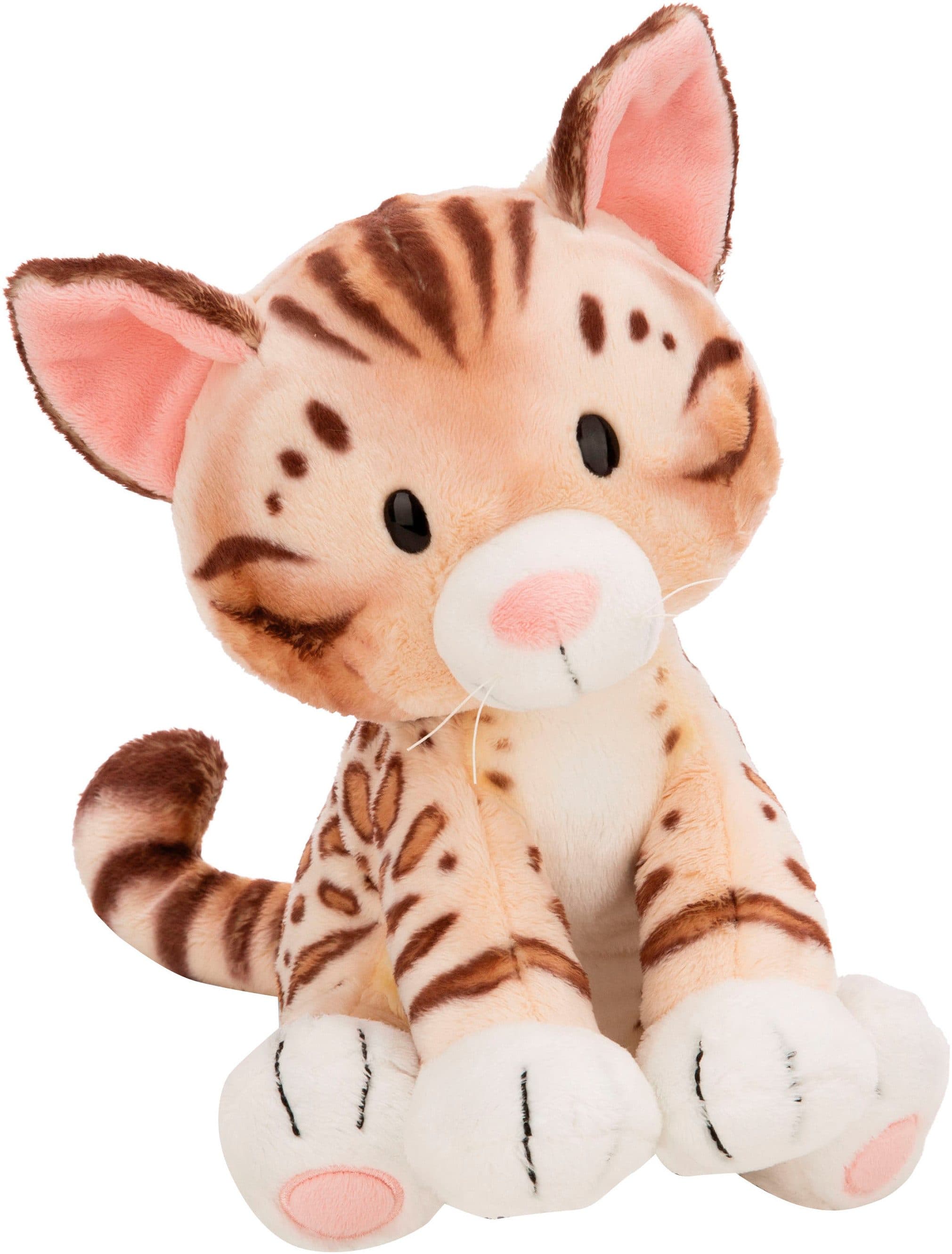 Nici Kuscheltier Homies GREEN, Katze Bengal 25 cm sitzend | Braun