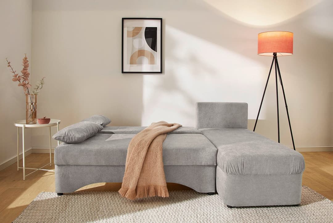 Jockenhöfer Gruppe Ecksofa Starlight L-Form | Grau