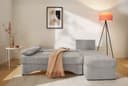 Jockenhöfer Gruppe Ecksofa Starlight L-Form | Grau 3