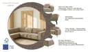 Home affaire Ecksofa LORCAN | Braun 3