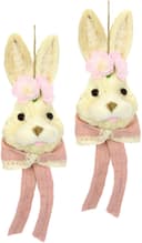 I.GE.A. Osterhase Bast-Hasenkopf | Braun