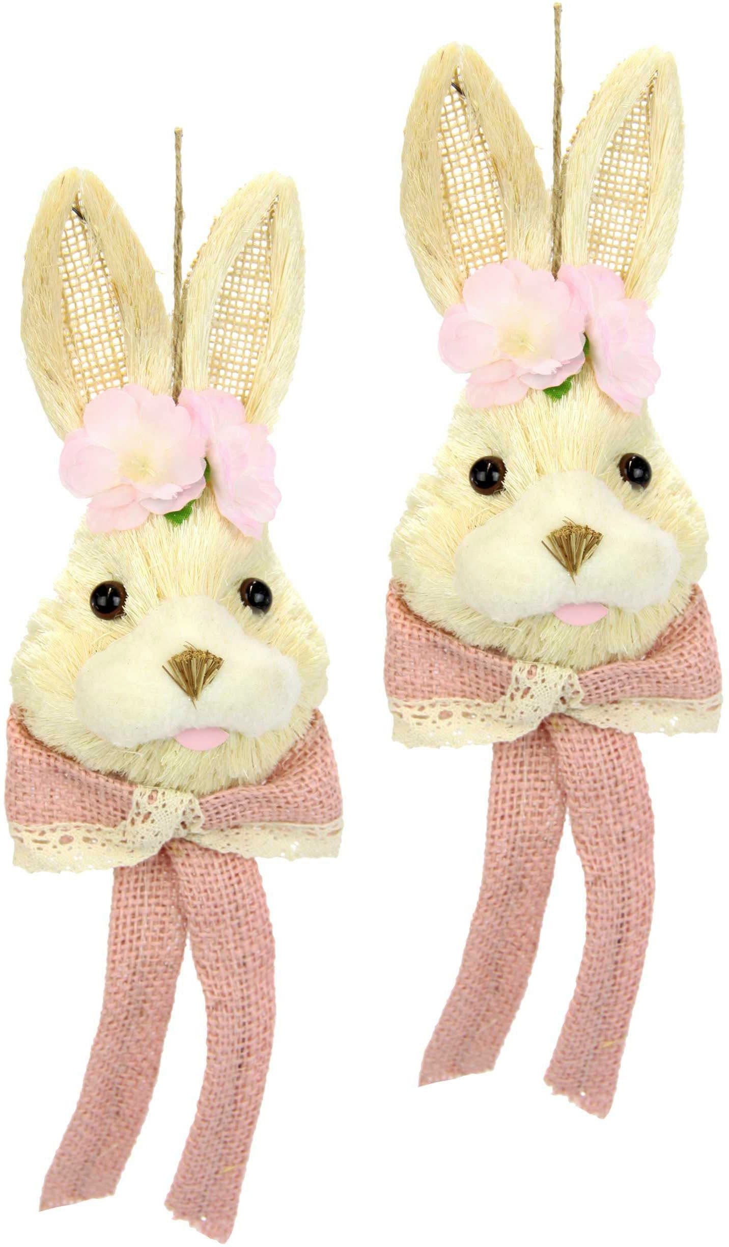 I.GE.A. Osterhase Bast-Hasenkopf | Braun
