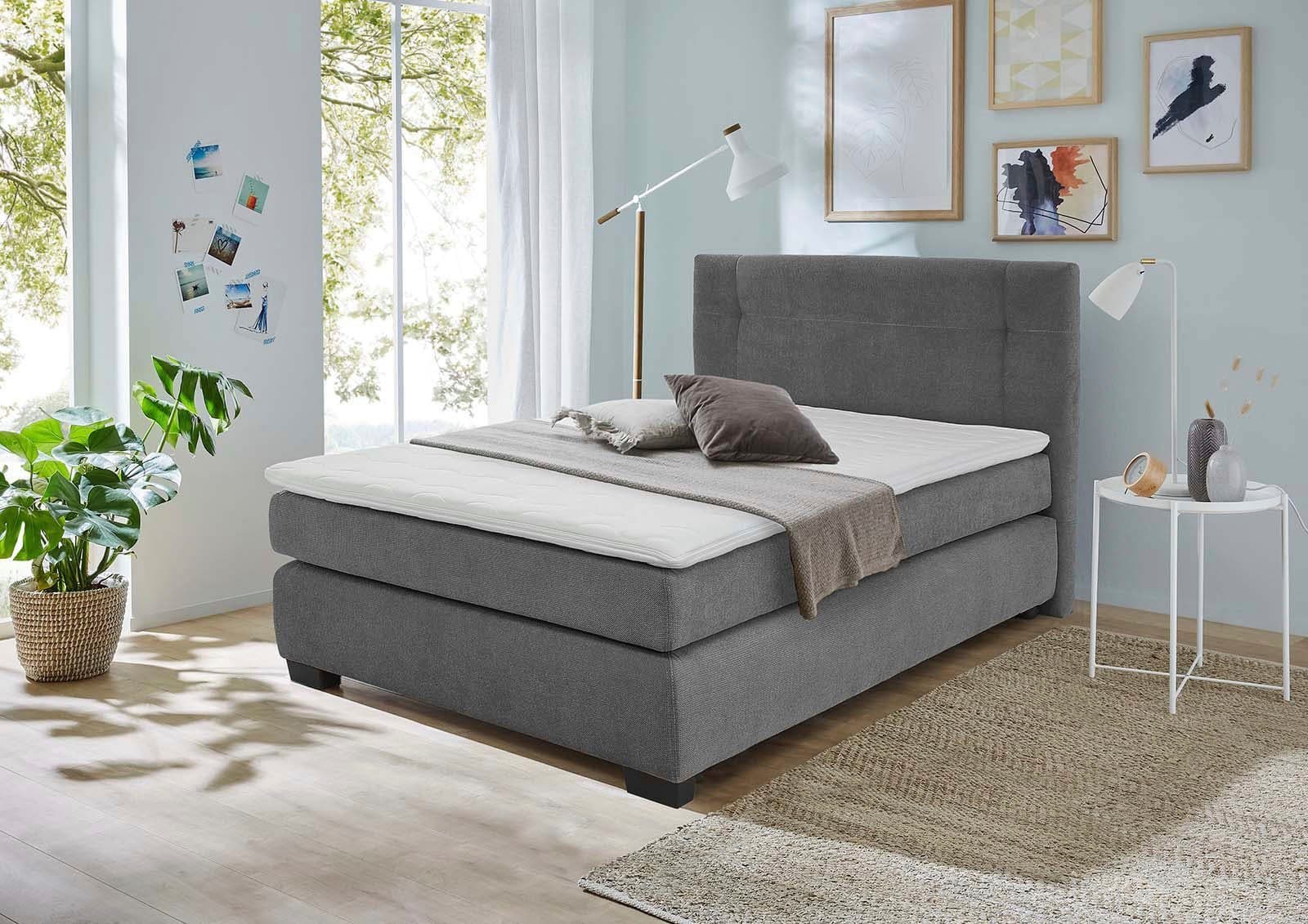 Jockenhöfer Gruppe Boxspringbett Family | Grau