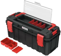 Prosperplast Werkzeugbox X BLOCK ALU LOG | Schwarz