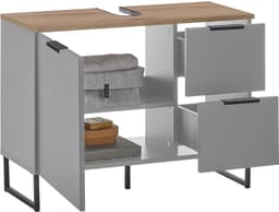 BASIC by Balculina Waschbeckenunterschrank Denver | Grau