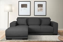 Home affaire Ecksofa BORNHOLM L-Form | Grau
