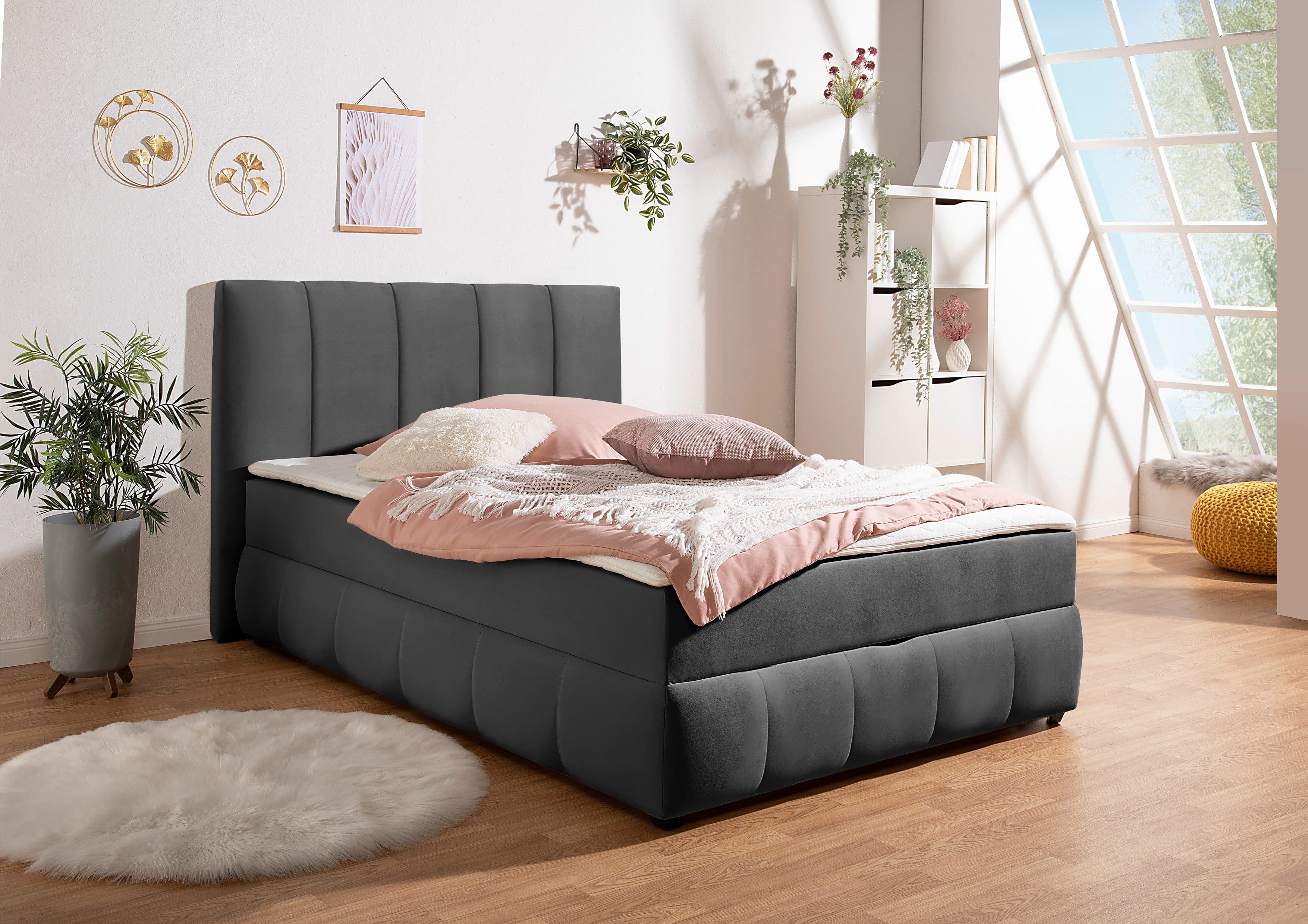 OTTO home Boxbett Hartley | Schwarz