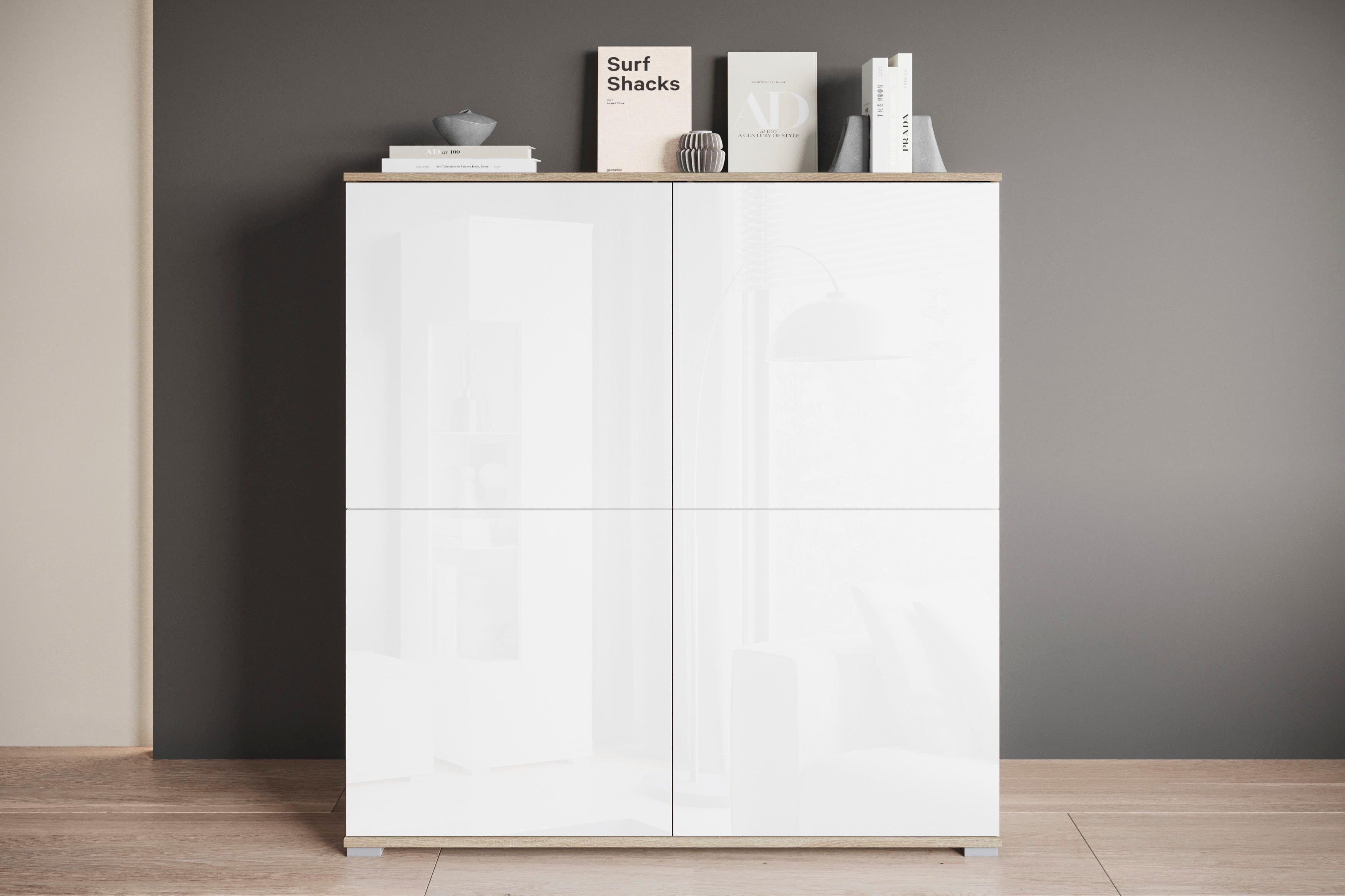 OTTO home PC-Schrank Kenia | Weiß