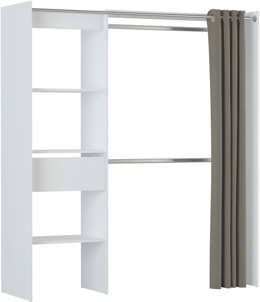 Demeyere GROUP Vorhang-Schrank Chicago | Weiß