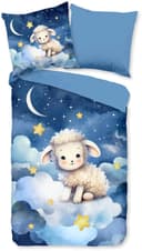 PURE luxury collection Kinderbettwäsche Sheepy | Blau