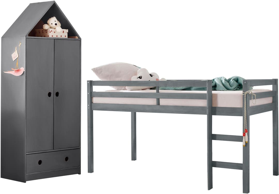 OTTO home Hochbett Alpi | Grau