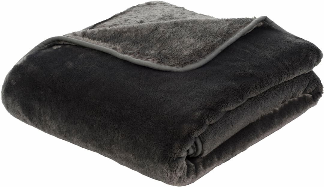 Wohndecke Premium Cashmere Feeling | Grau