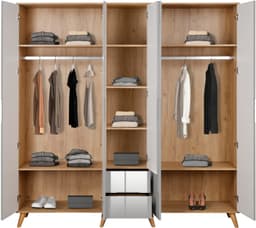 OTTO home Kleiderschrank Lund | Grau