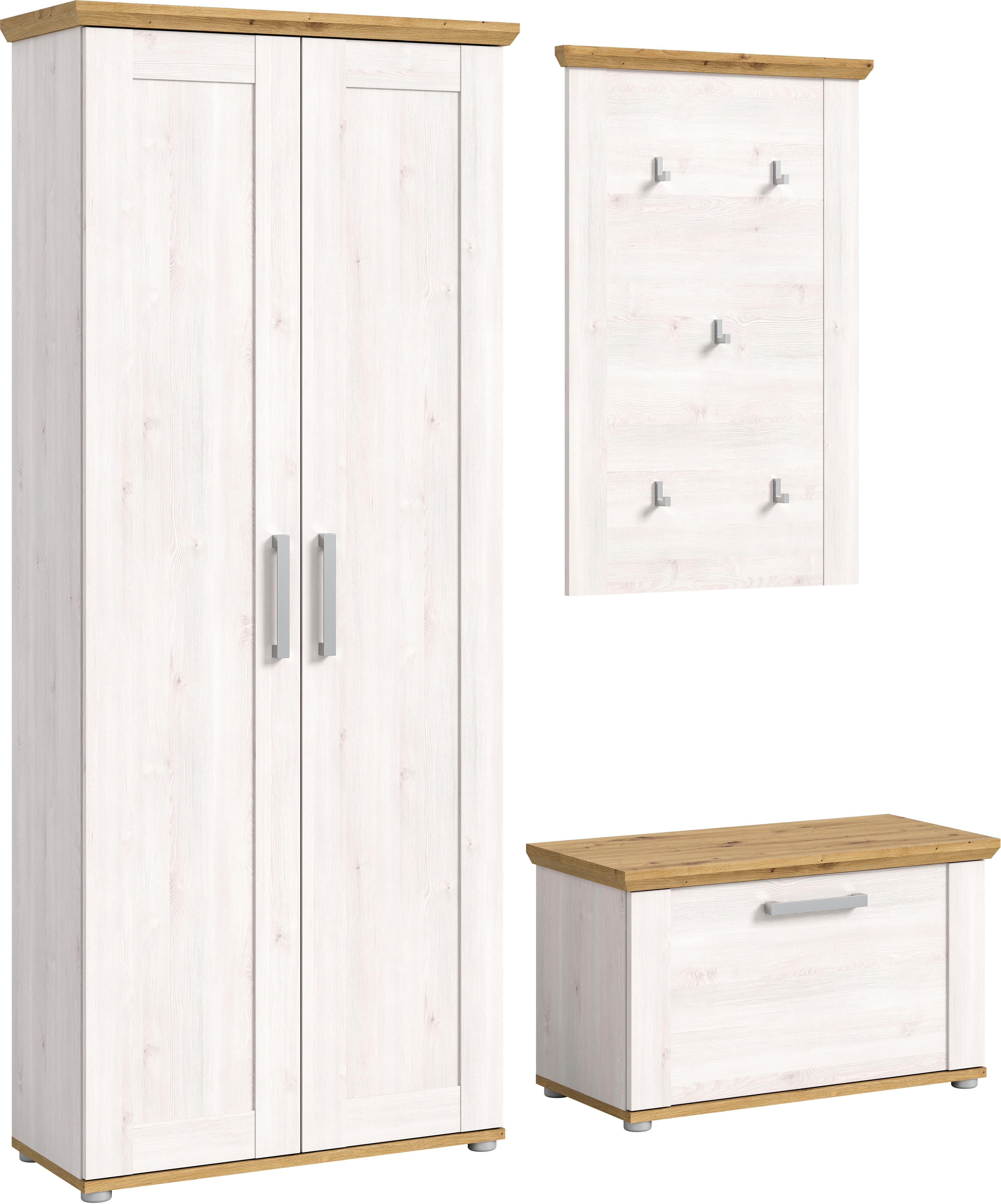 Home affaire Garderoben-Set COSENZA | Holztöne