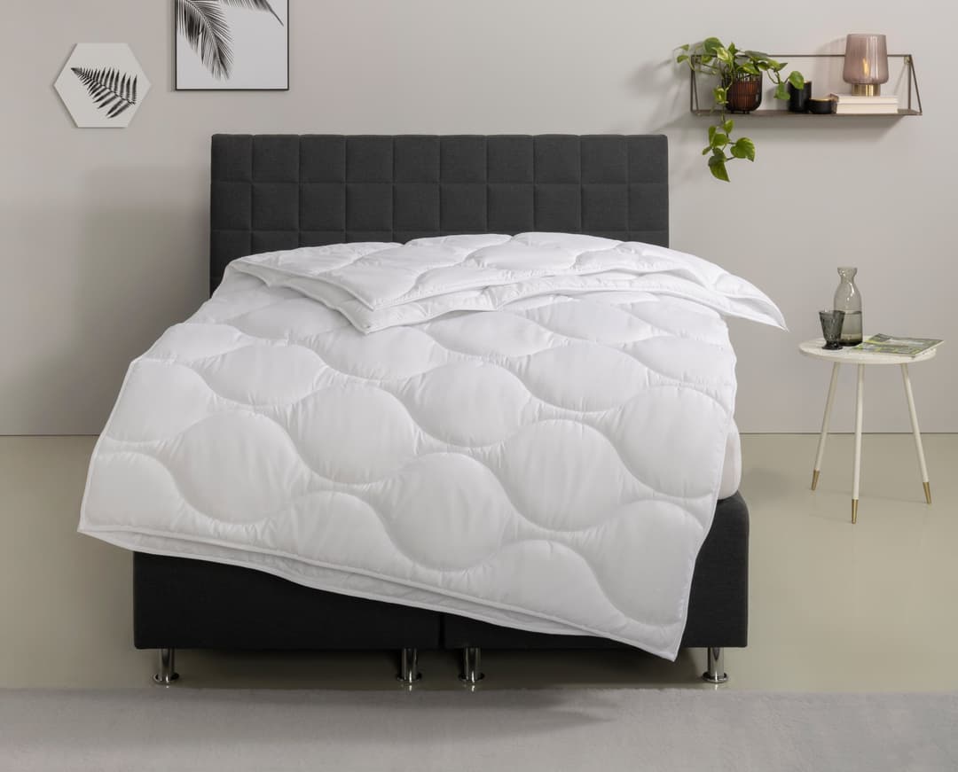 OTTO home Microfaserbettdecke Angly | Weiß