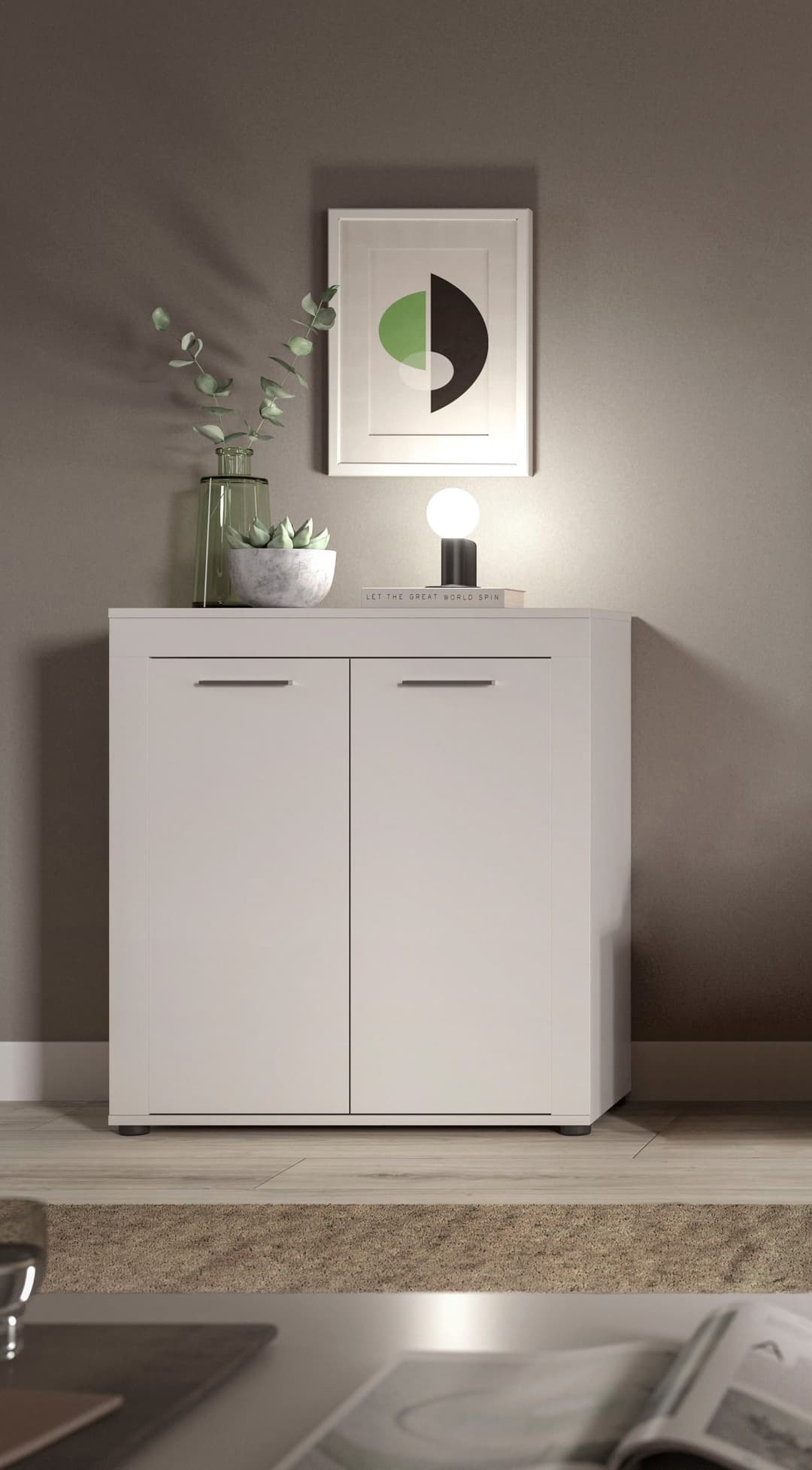 Home affaire Highboard AOSTA | Weiß