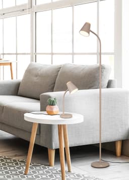 Reality Leuchten LED Stehlampe PONGO | Beige