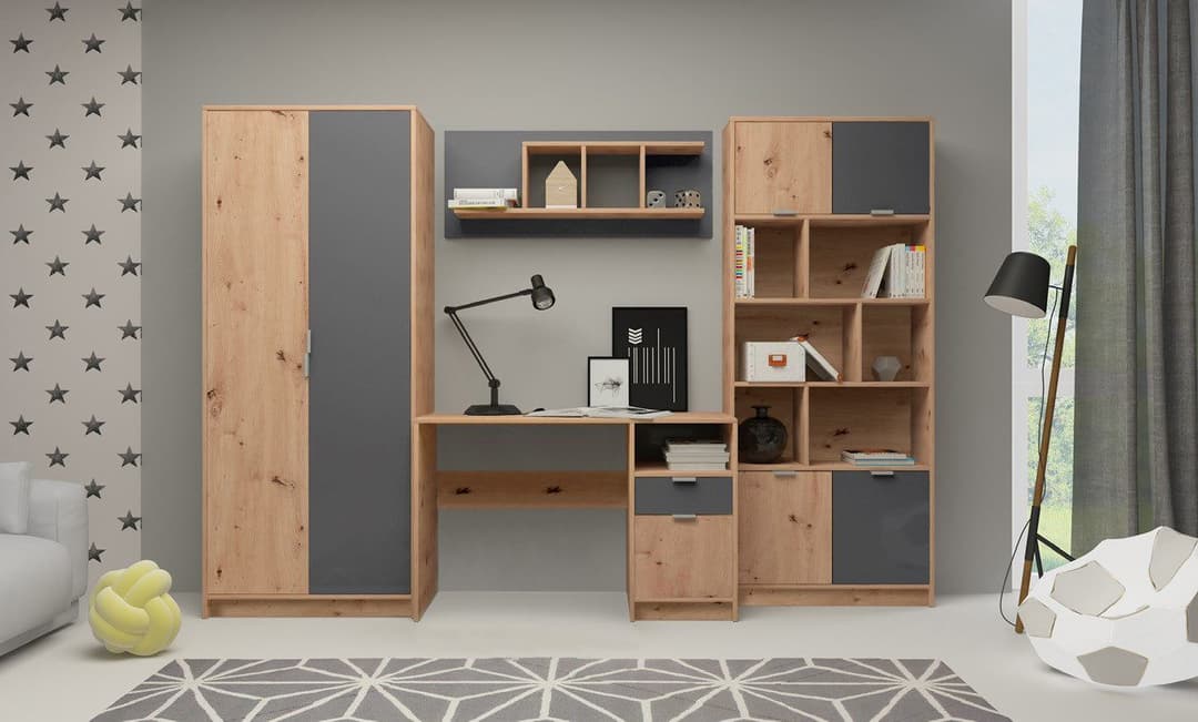 Begabino Jugendzimmer-Set Karla | Holztöne