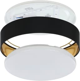 EGLO LED Deckenleuchte Maserlo | Schwarz