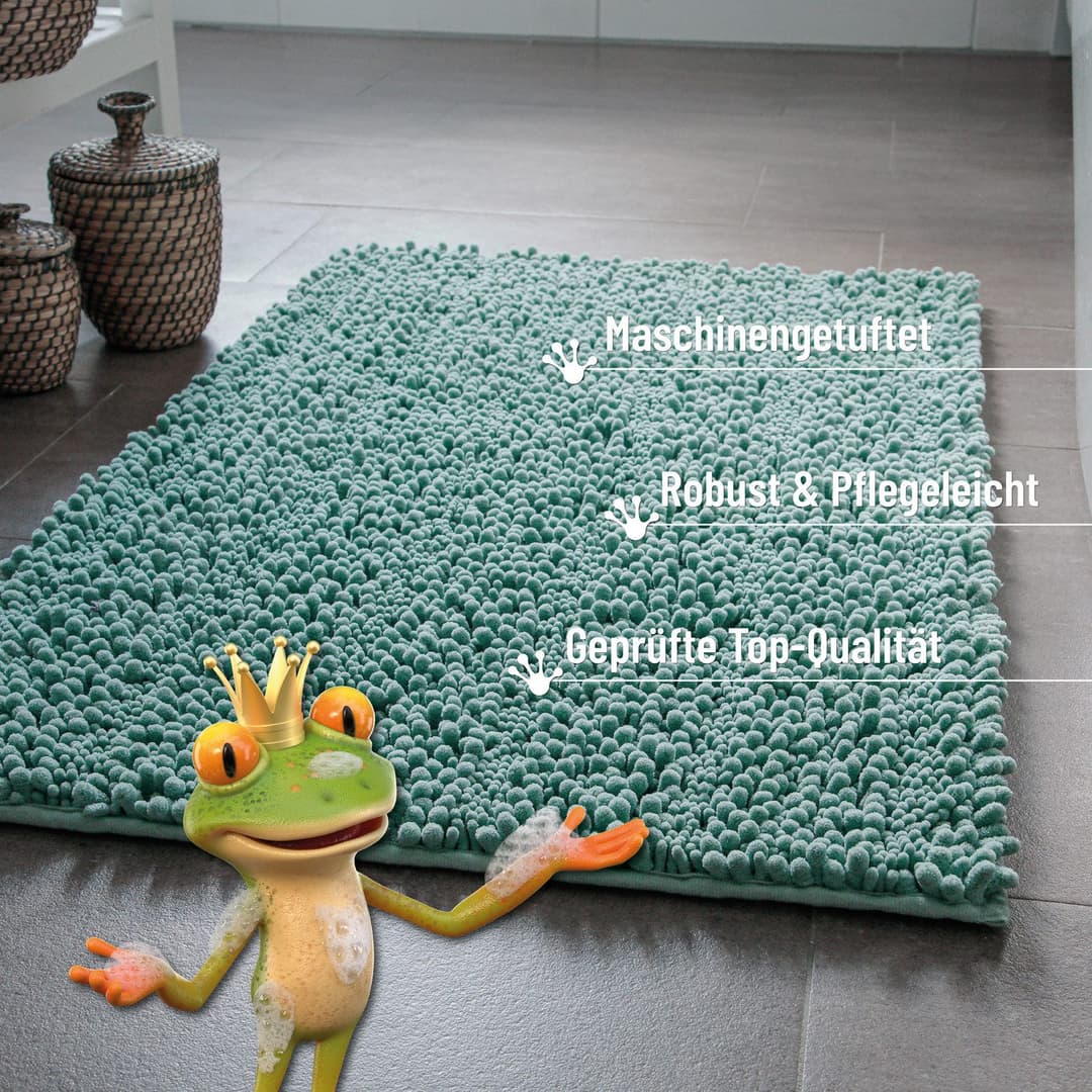 Wecon home Basics Badematte Benno | Grün